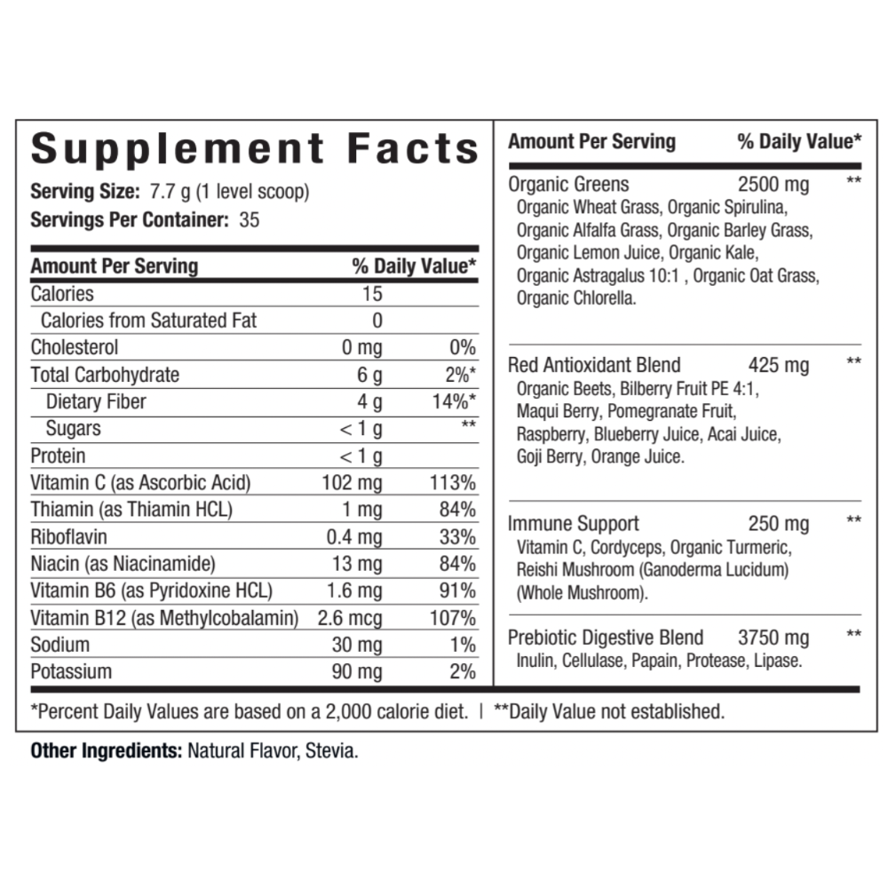 Greens + Reds | 231g