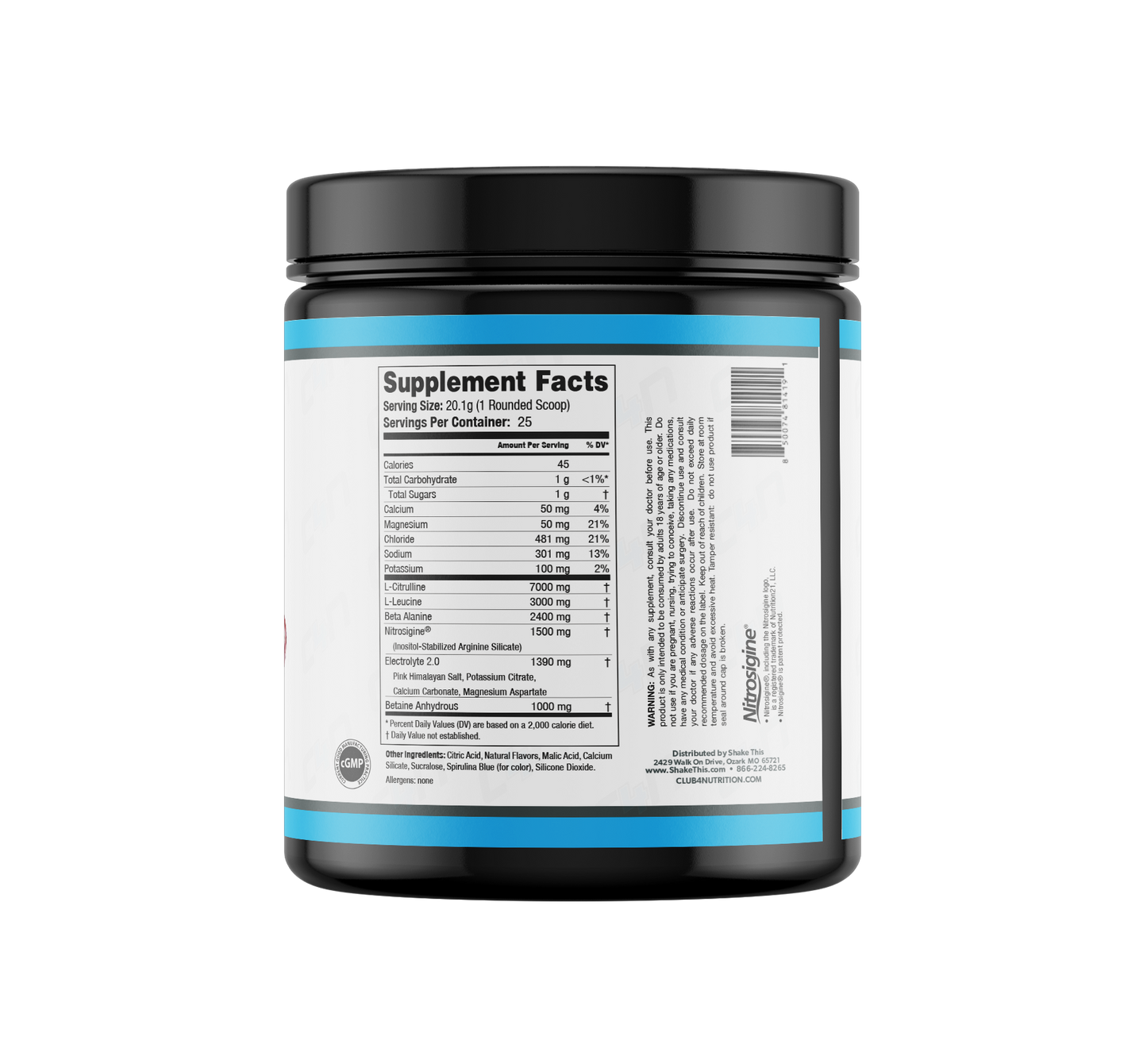 Non-Stim Pump Pre-Workout | 503g